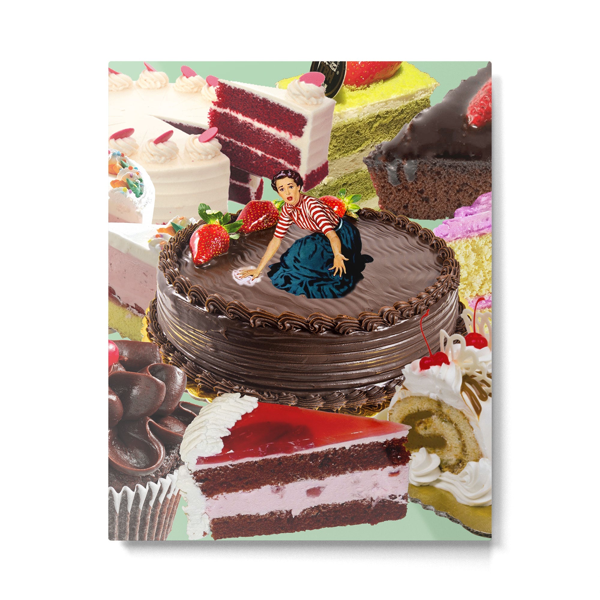The Cake Factory Metal Print