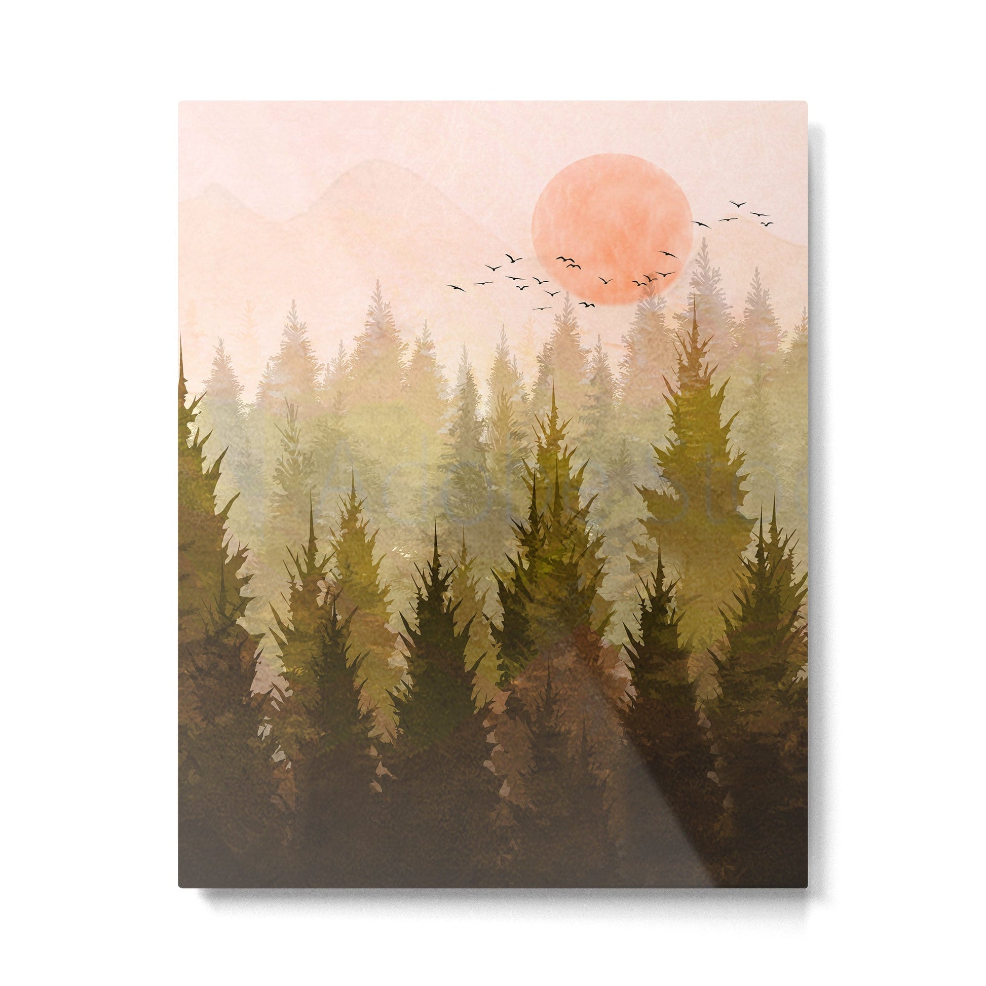 Hill Morning Metal Print