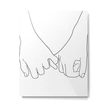 Pinky Promise IV Metal Print