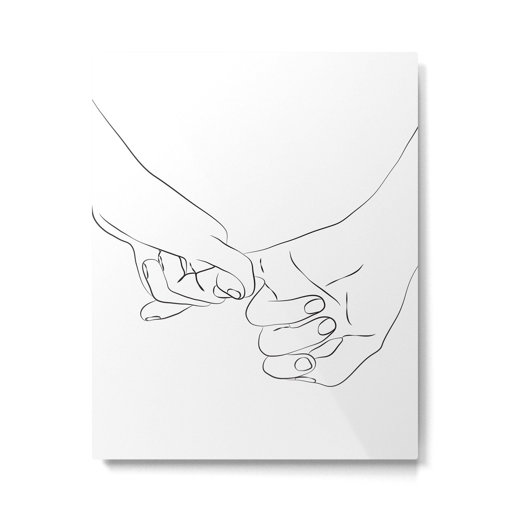 Pinky Promise VIII Metal Print