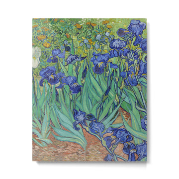 Iris (1889) by Vincent Van Gogh. Original from the J. Paul Getty Museum. Metal Print