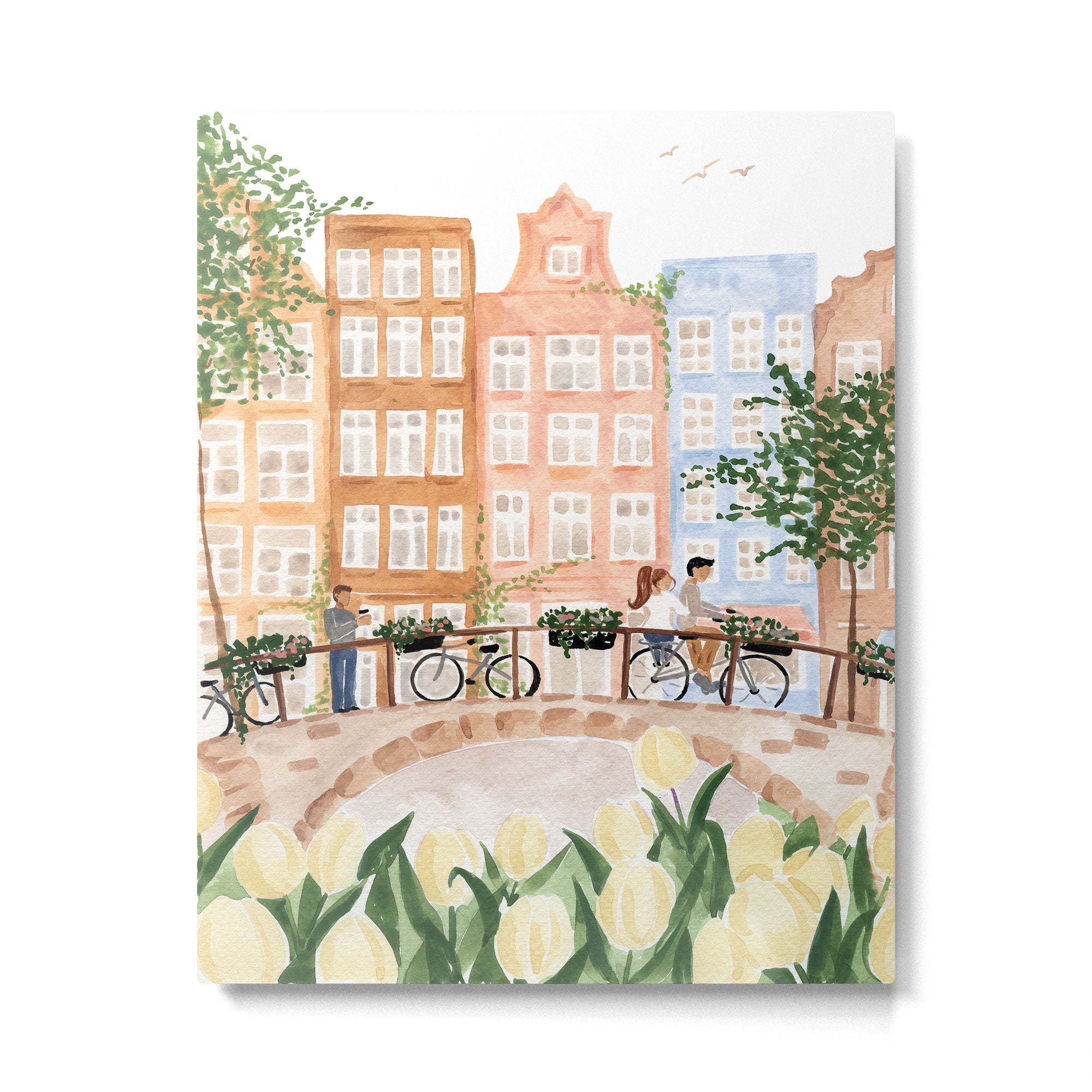 Amsterdam in the Spring Metal Print