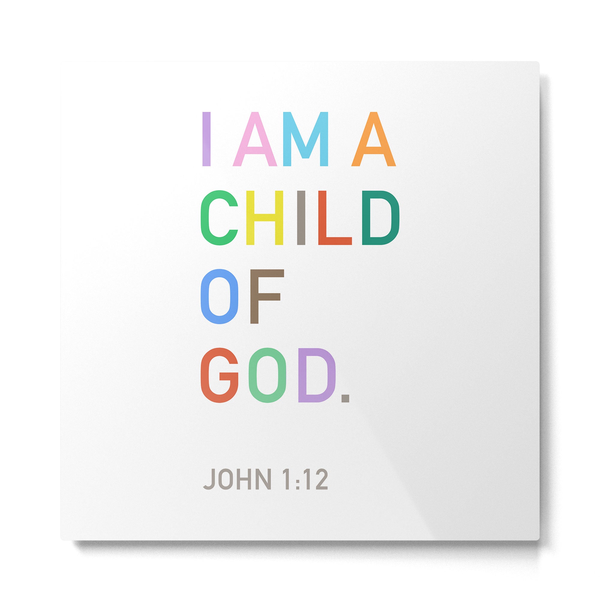 I Am A Child Of God, Bible Verse  Metal Print