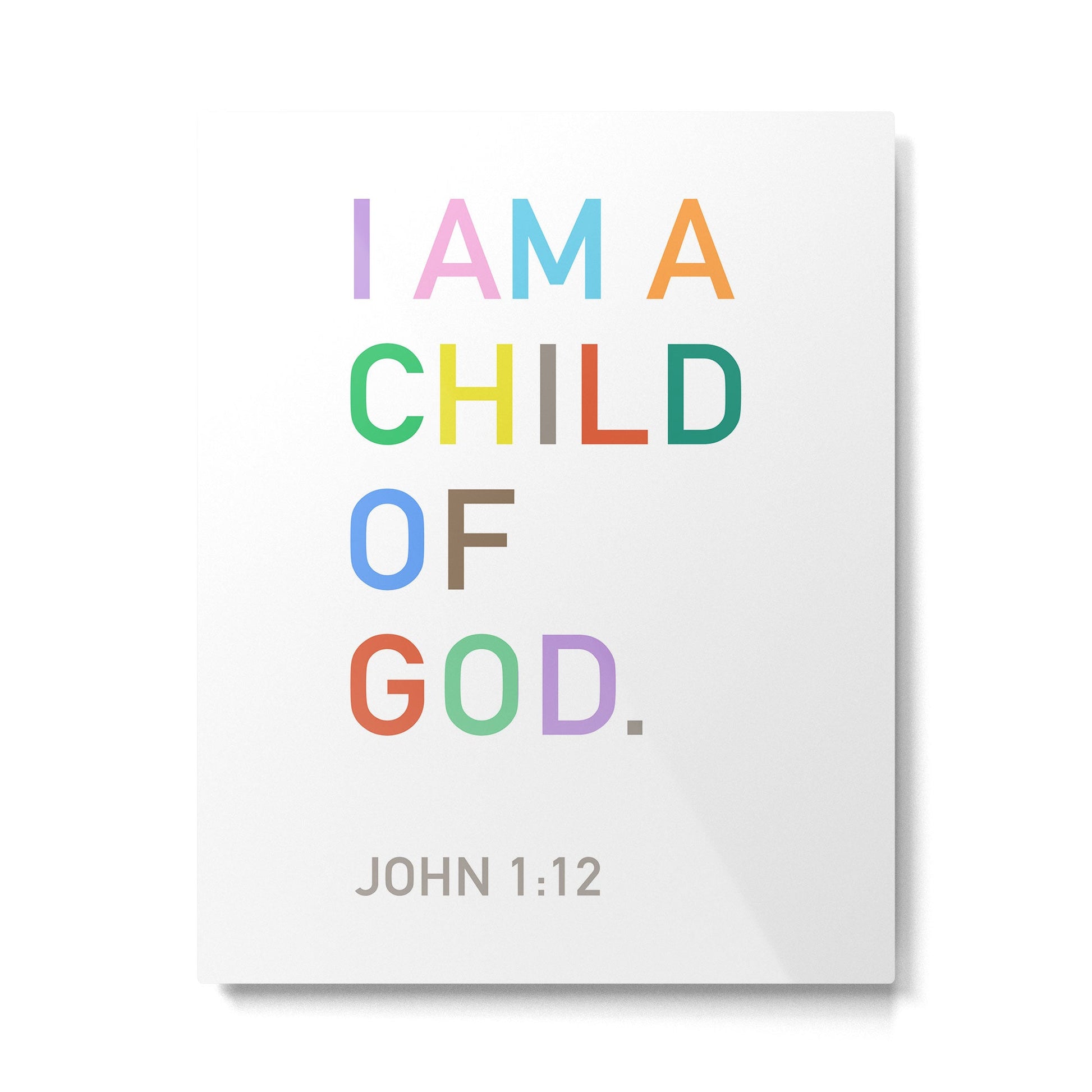 I Am A Child Of God, Bible Verse  Metal Print