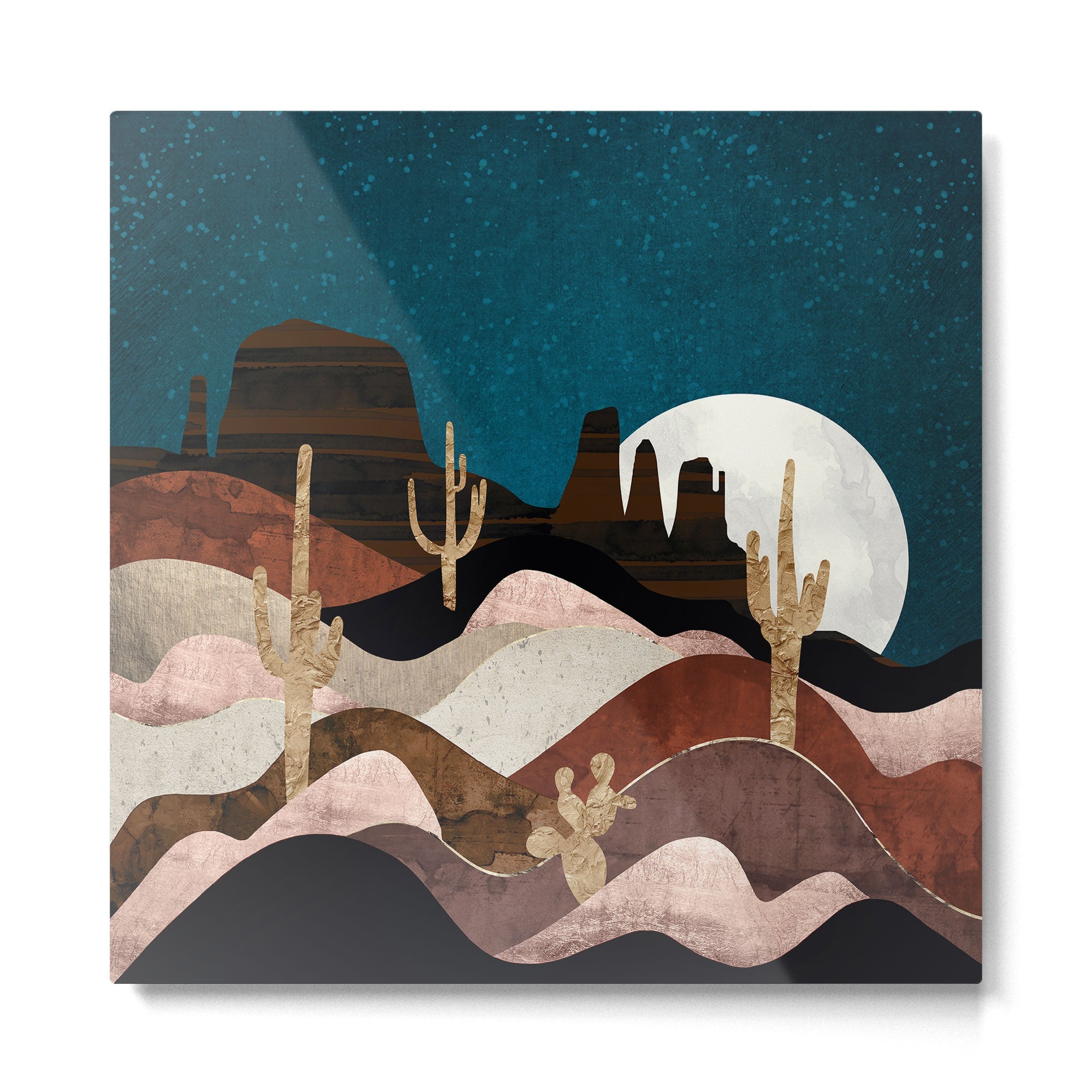 Desert Stars Metal Print