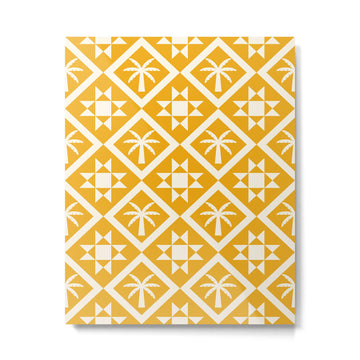 Bohemian Geometric Pattern 03B Metal Print