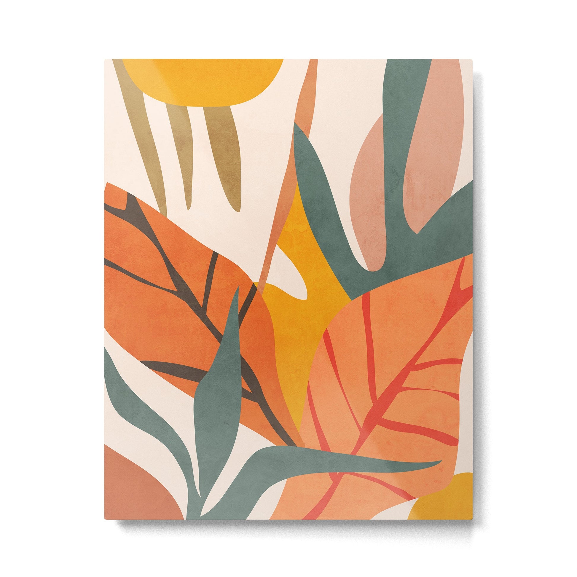 Abstract Art Jungle 5 Metal Print
