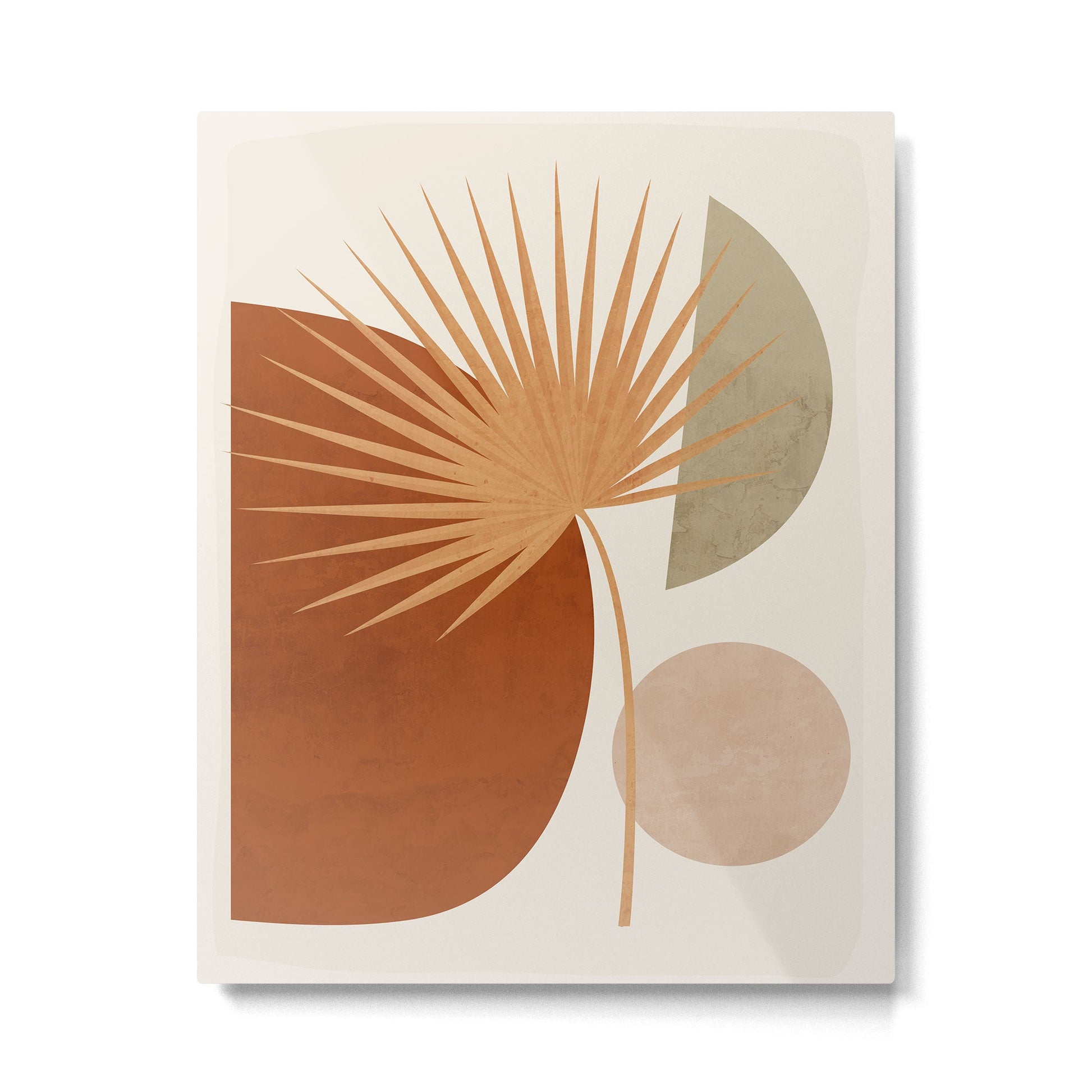 Tropical Leaf- Abstract Art 14 Metal Print