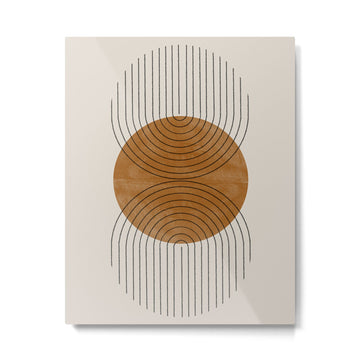 Perfect Touch  Mid Century Modern Metal Print