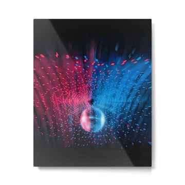 Disco Ball Dance Vibes Metal Print