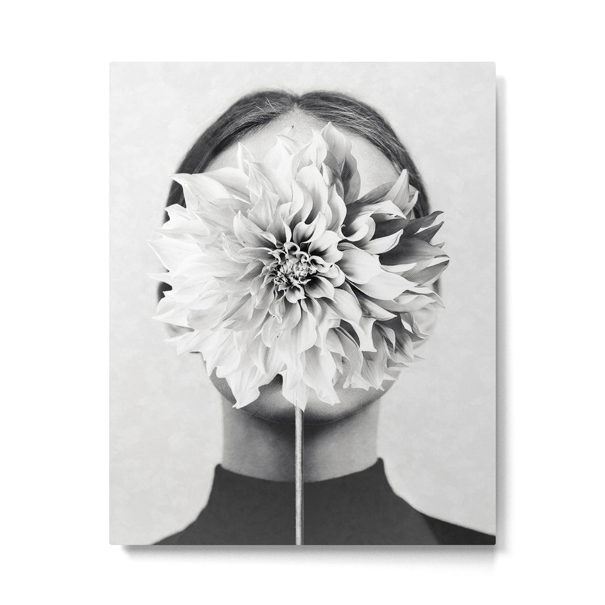 White flower ... Metal Print