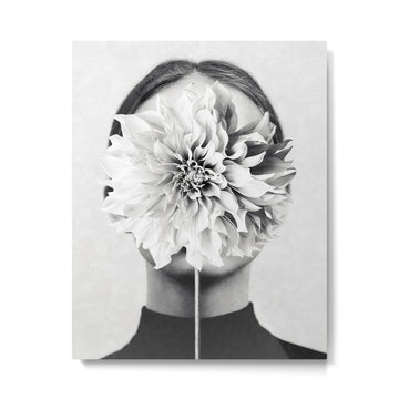 White flower ... Metal Print